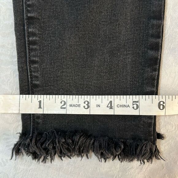 Old Navy Black Jeans Jeggings Women’s Size 16 Black Stretch Skinny Mid Rise - Picture 7 of 12